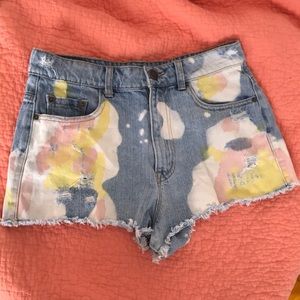 High waisted shorts
